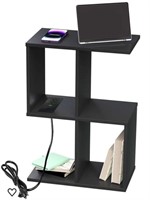 Homesuit End Table with Wireless
