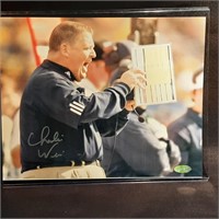 Charlie Weis Notre Dame Coach Signed Photo