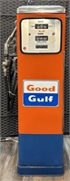 Antique Original Fully Restored Good Gulf Gas Pump