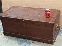 Antique Pine Carpenters Dovetailed Toolbox look