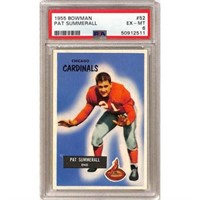 1955 Bowman Pat Summerall Rookie Psa 6