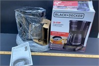 Unused Black & Decker 12 cup Programmable Coffee