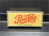 Vintage New Old Stock Pepsi-Cola Watch In box