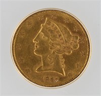 1861 Half Eagle ICG MS61 Liberty Head $5 Gold Coin