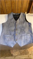 Garqia Colton Leather Vest Size Small