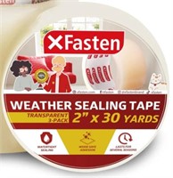 XFasten Window Weather Seal Tape 2"x30yds 1pc