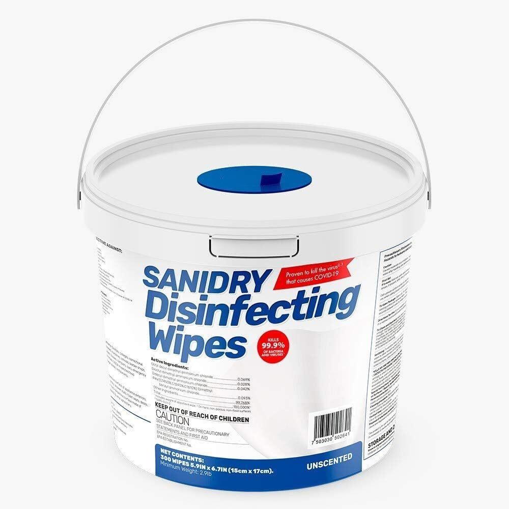 Rosmar SANIDRY Multi-Surface Cleaning Wipes 300