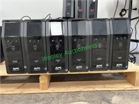 (6) APC Battery Backup/Surge Protectors