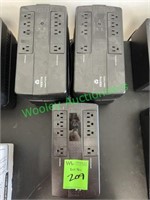 (4) Vertiv Battery Backups Model PST-5-500MT120