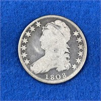 1808 Capped Busy Half Dollar