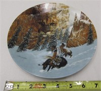 Native American  Plate "Canyon Of The Cat"