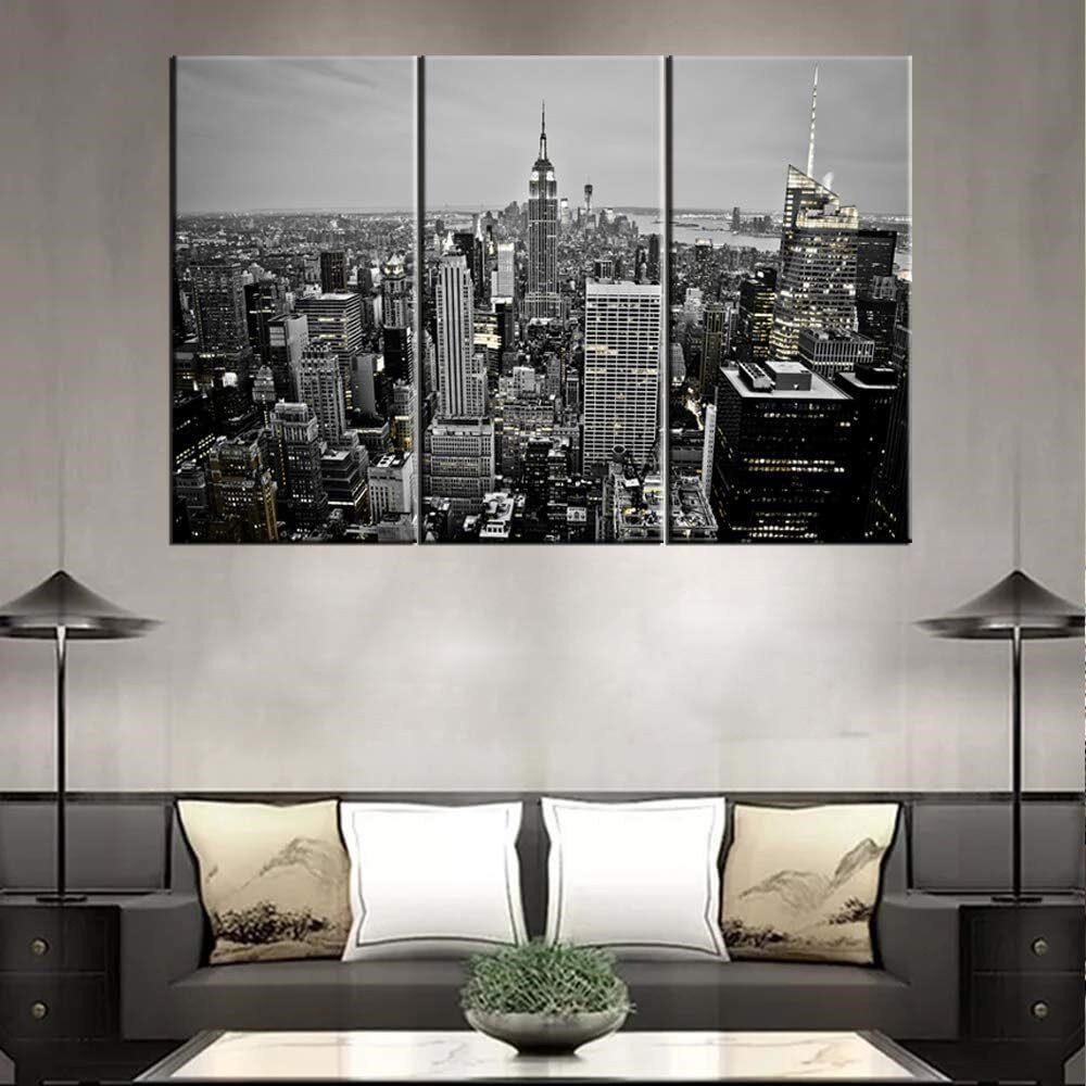 TUMOVO NYC Canvas Art 40x20x3pcs