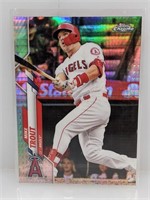 2020 Topps Chrome Prism Refractor Mike Trout #1