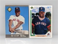 Lot of Mo Vaughn Rookie Baseball Cards