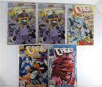 (5) MARVEL "CAGE" COMIC LOT 1992