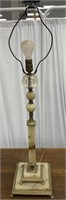 36” H marble table lamp.