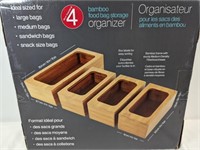 BAMBOO FOOD BAG ORGANIZER