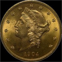 Roll of 5 QTY $20 LibertyGold Double Eagles-Type 3