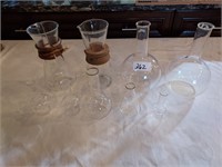 Science lab - 9 glass beakers