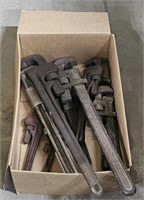 (AV) Lot Of Pipe Wrenches