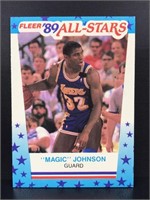 1989 Fleer All-Stars Magic Johnson Sticker card
