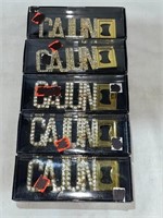 Qty of 5 THIRSTYSTONE CAJUN BLING BOTTLE OPENERS