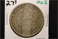 1921 S MORGAN DOLLAR COIN