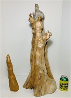 2 Cypress Knees, Tall one is 31” high