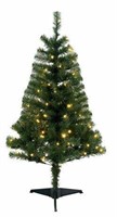 Holiday Time 4ft Pre-Lit Pine Tree Green