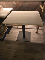 MARBLE TOP  TABLES W/ HD BASES