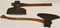 Lot Of Two Vintage Large Broad Axes