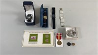 9pc Men’s Accessories & Collectibles w/ Military