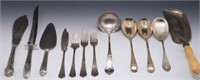 Lot of Antique Silver & Silverplate Utensils.