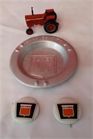 Oliver Pins and Ashtray, International Die Cast