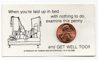 1982 US Get Well Counterstamped Penny