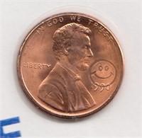 1990 US A Penny for Your Smile Cent