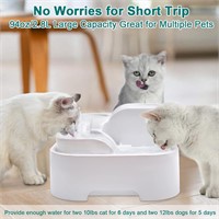 Ultra Silent Cat Fountain 2.8L/94oz AZ13