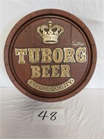 Tuborg Beer Plastic Hanging Sign