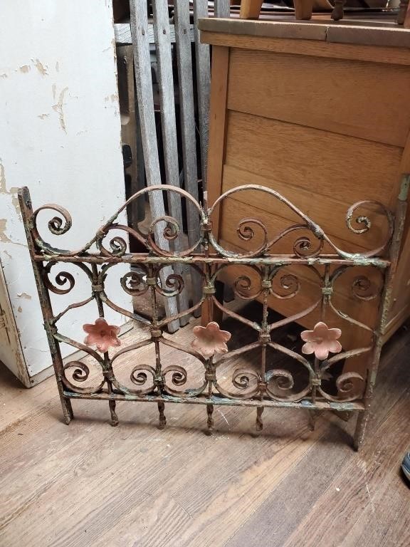Wrought Iron Gate Section-20t x 23w