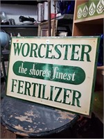 Vyg. Worcester Fertilizer Tin Sign