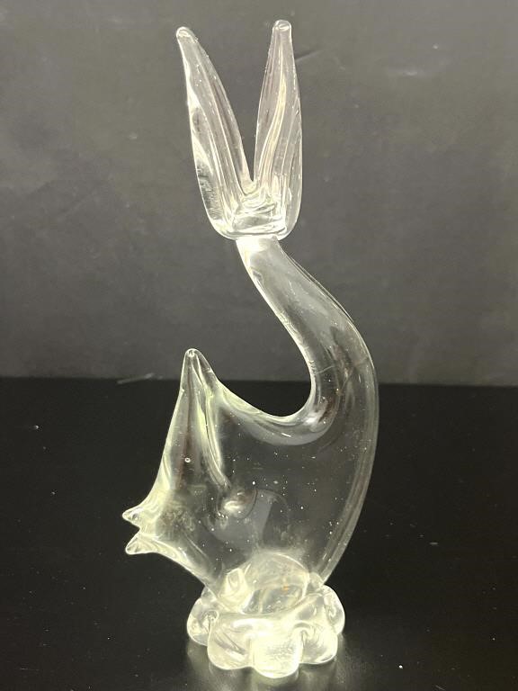 Vilca Italian Art Glass Fish Sculpture