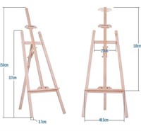 New  Wooden 59 Inch Durable Artist Easel Sketch