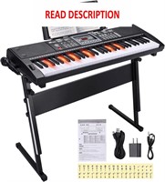61 Key Electric Keyboard  Black (JUST KEYBOARD)**