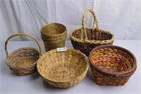 Wicker Baskets / Vase