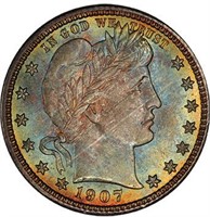 25C 1907-S PCGS MS67+ CAC