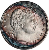 25C 1908-D PCGS MS65+ CAC