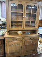 CHINA CABINET - NO CONTENTS - 88x54x19"
