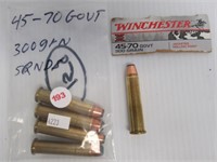 (5) Rounds of 45-70 GOVT. 300 GR.