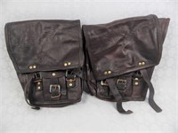 Vintage Leather Saddlebags