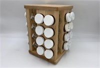 Wooden Spinning Spice Rack